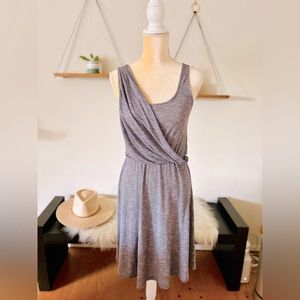 Navy blue jersey dress